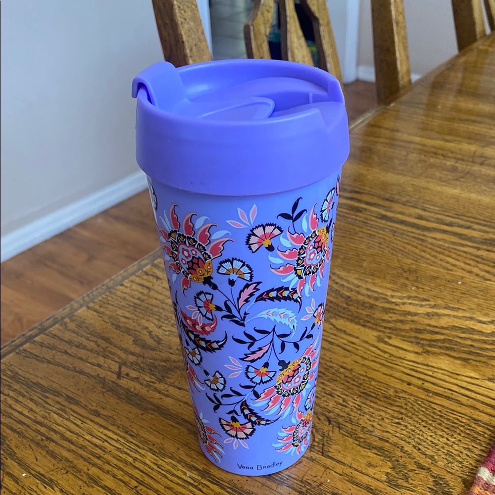 Vera Bradley Floral Travel Mug